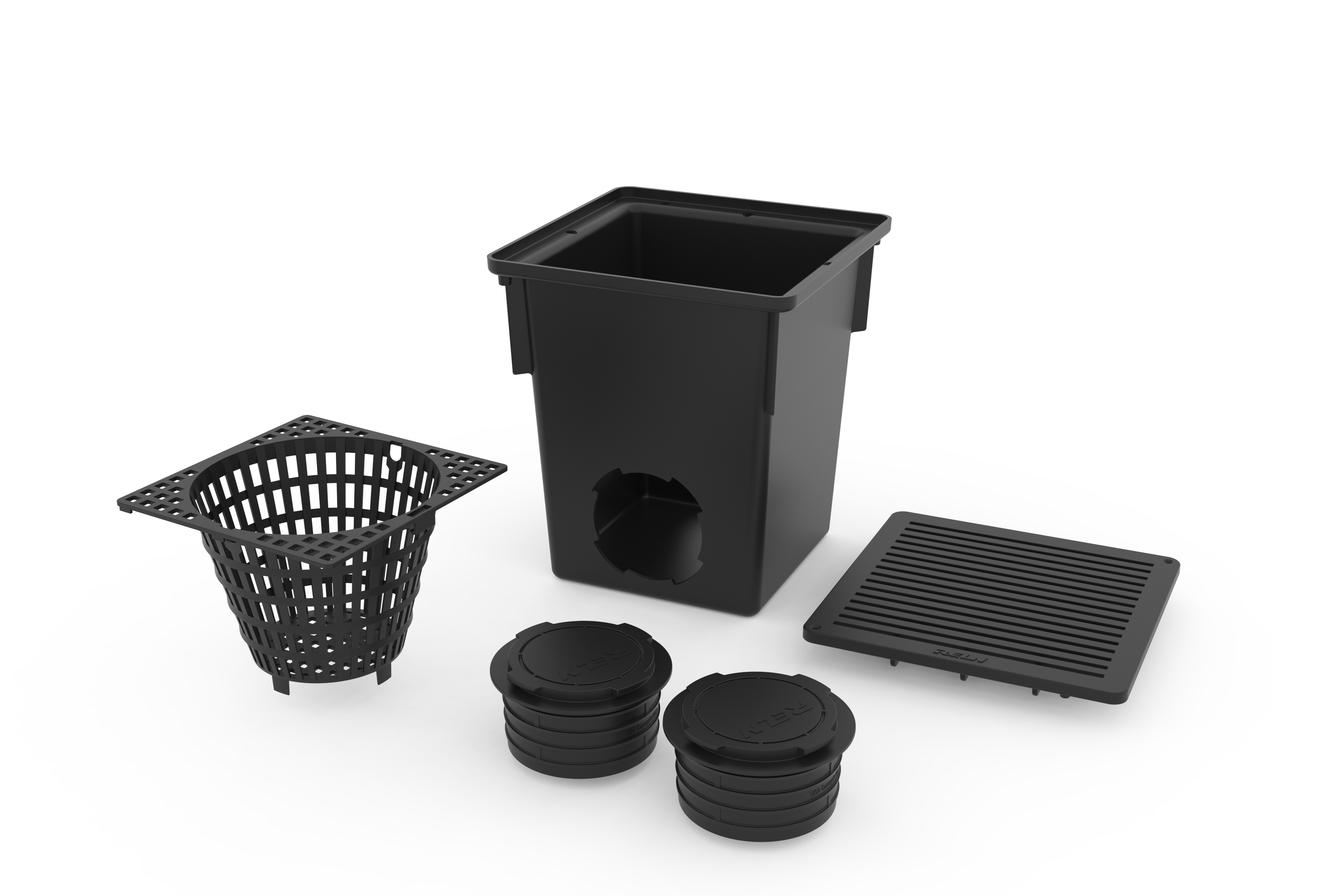 Load image into Gallery viewer, 10 in. x 10 in. Catch Basin Kit - Black