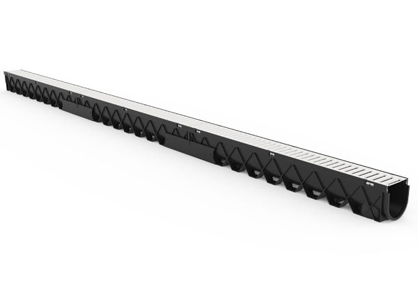 Load image into Gallery viewer, Storm Drain 10 ft w Galvanized Steel Grate