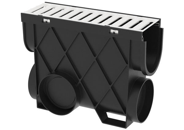 Load image into Gallery viewer, Storm Drain Inline Pit Complete with Galvanized Grate