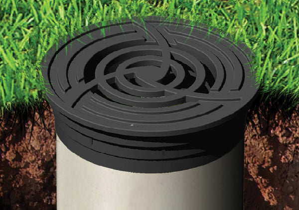 Load image into Gallery viewer, 3 in. and 4 in. Round Black Grate