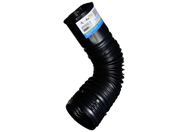 Load image into Gallery viewer, 2x3x4 Flexible Black Downspout Adapter