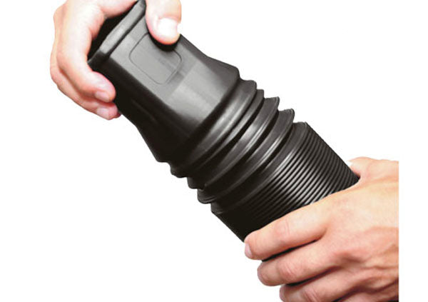 Load image into Gallery viewer, 2x3x4 Flexible Black Downspout Adapter