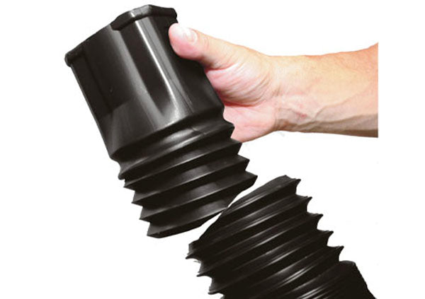 Load image into Gallery viewer, 2x3x4 Flexible Black Downspout Adapter