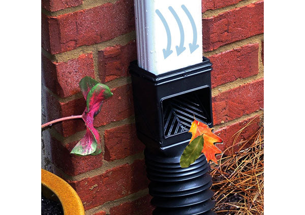 Load image into Gallery viewer, Mole Pipe Black Downspout Filter