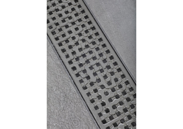 Load image into Gallery viewer, 32" Shower Drain with Square Stainless Steel Grate