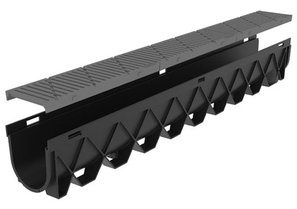 Load image into Gallery viewer, Storm Drain 40 in. Ductile Iron Black Grate