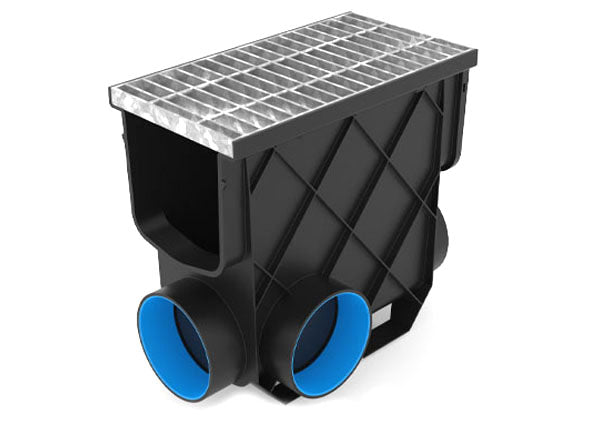 Load image into Gallery viewer, Storm Master Inline Catch Basin - Galvanized