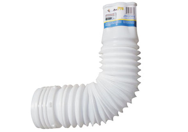 Load image into Gallery viewer, 2x3x4 Flexible White Downspout Adapter