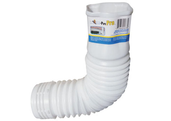 Load image into Gallery viewer, 2x3x4 Flexible White Downspout Adapter