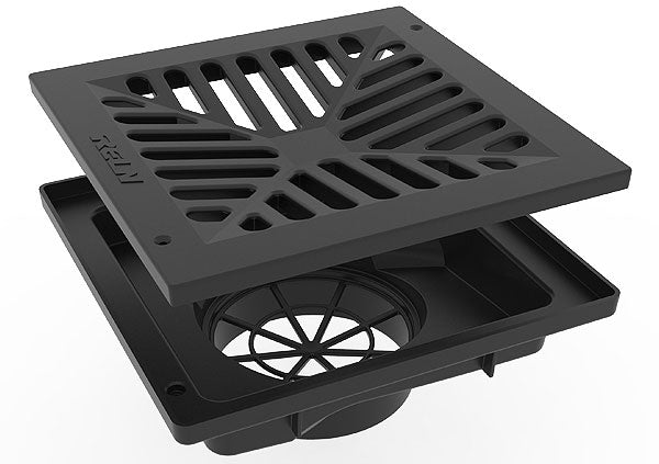 Load image into Gallery viewer, 9in Vortex Pit Concave Black Grate
