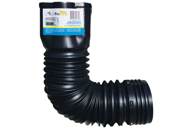 Load image into Gallery viewer, 3x4x4 Flexible Black Downspout Adapter