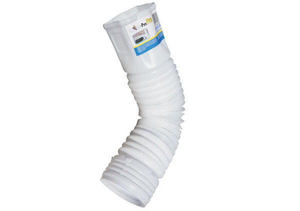 Load image into Gallery viewer, 2x3x4 Flexible White Downspout Adapter
